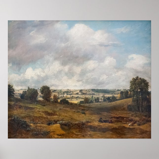 Constable - View Of Dedham Vale From East Bergholt Poster (Front)