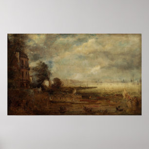 Constable - Waterloo Bridge Seen From Whitehall Poster