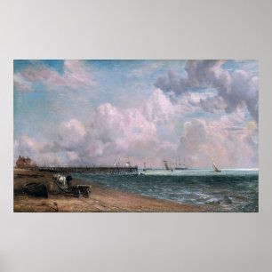 Constable - Yarmouth Jetty 1822 Poster