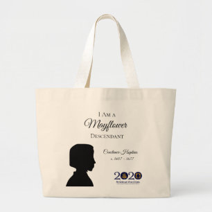 Constance Hopkins Mayflower Descendant Tote
