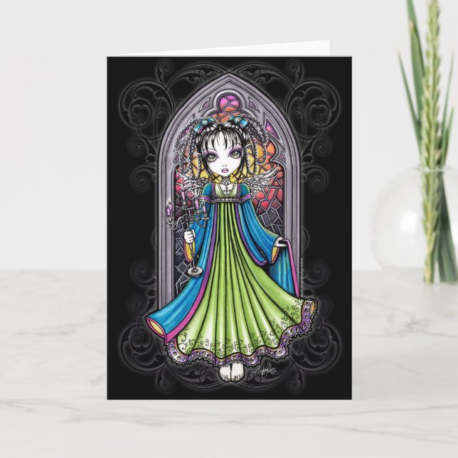 Constance Sunset Guardian Angel Card (Front)