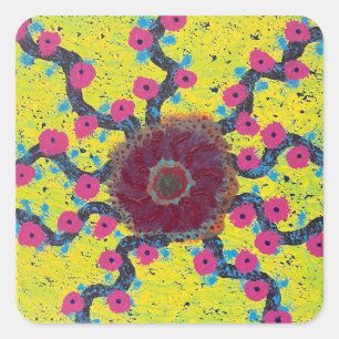Constant Observer Square Sticker