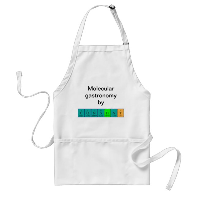 Constant periodic table name apron (Front)