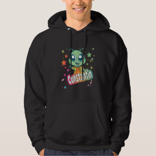 CONSTANTIN - Cute Boy Name with cute Alien Hoodie