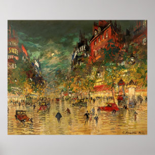 Constantin Korovin: Paris at Night Poster