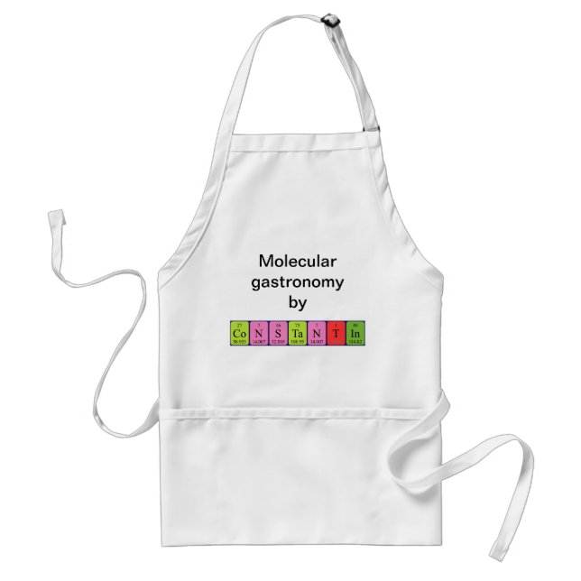 Constantin periodic table name apron (Front)