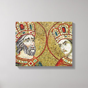 Constantine the Great  and St. Helena Canvas Print