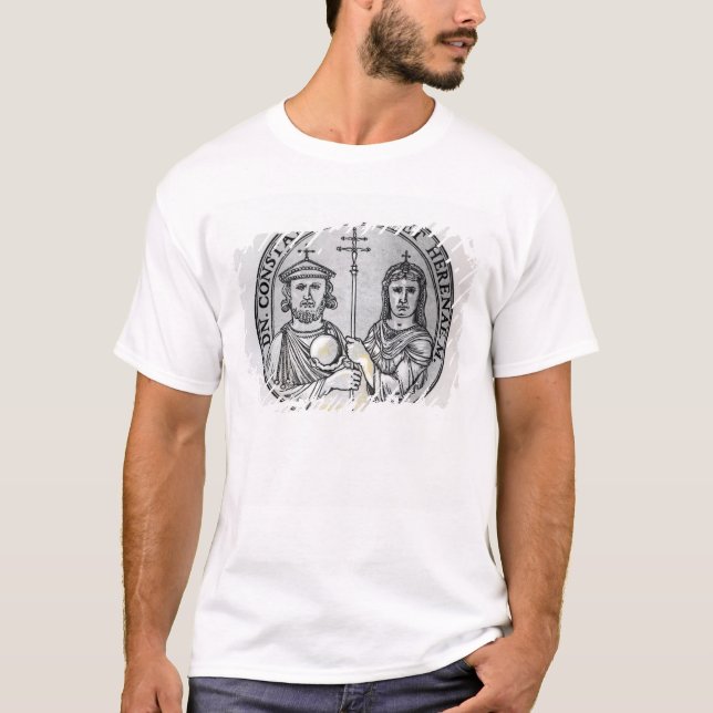 Constantine VI  and his Mother Irene T-Shirt (Front)