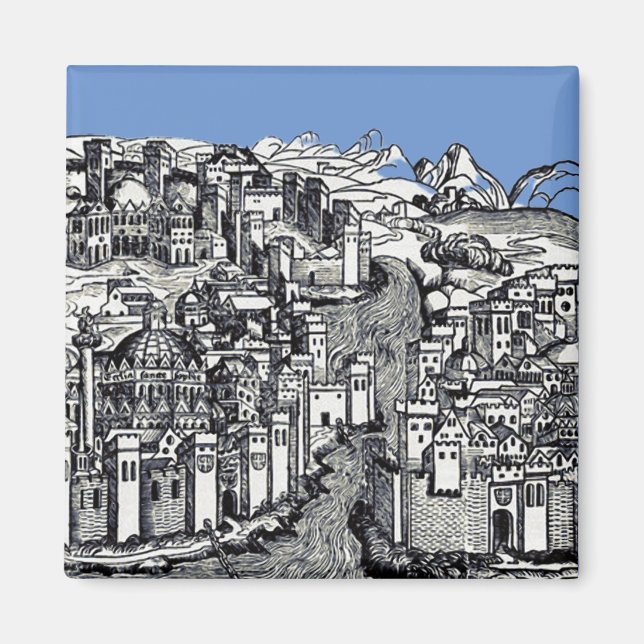 Constantinople capital of the Roman Empire Magnet (Front)