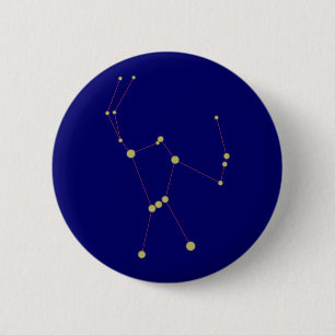 constellation 6 cm round badge