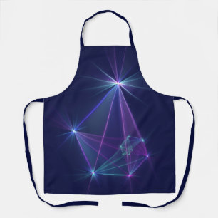 Constellation, Abstract Fantasy Fractal Art Apron