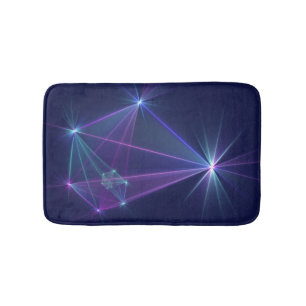 Constellation, Abstract Fantasy Fractal Art Bath Mat