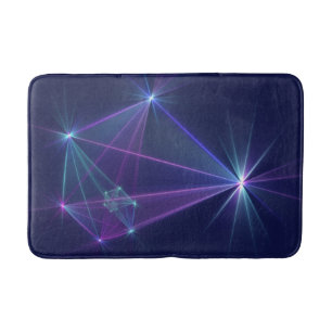 Constellation, Abstract Fantasy Fractal Art Bath Mat