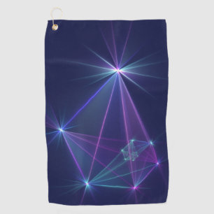 Constellation, Abstract Fantasy Fractal Art Golf Towel