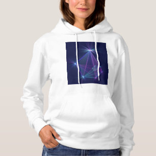 Constellation, Abstract Fantasy Fractal Art Hoodie
