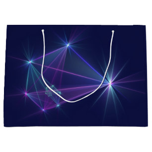 Constellation, Abstract Fantasy Fractal Art Large Gift Bag