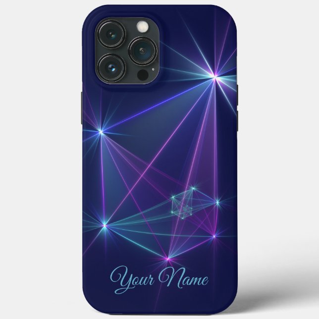 Constellation, Abstract Fantasy Fractal Art Name Case-Mate iPhone Case (Back)