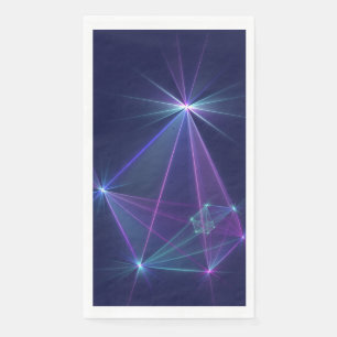 Constellation, Abstract Fantasy Fractal Art Napkin