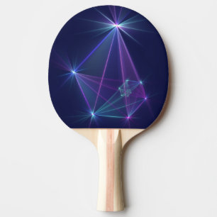 Constellation, Abstract Fantasy Fractal Art Ping Pong Paddle