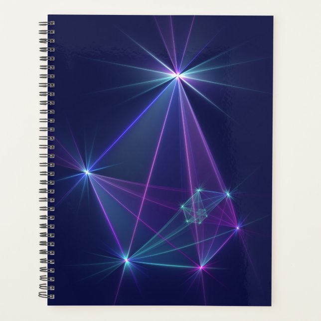 Constellation, Abstract Fantasy Fractal Art Planner (Front)