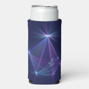 Constellation, Abstract Fantasy Fractal Art Seltzer Can Cooler