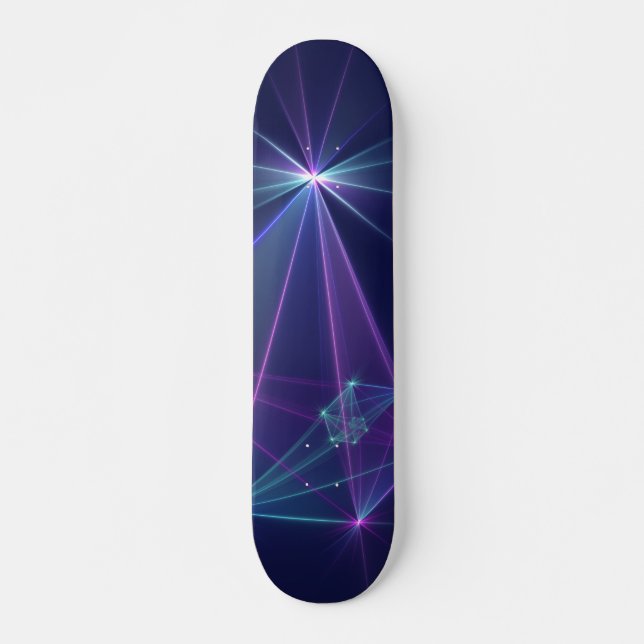 Constellation, Abstract Fantasy Fractal Art Skateboard (Front)