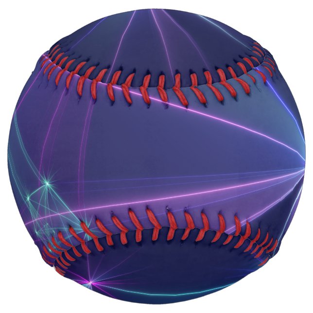 Constellation, Abstract Fantasy Fractal Art Softball (Front)