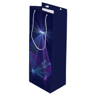 Constellation, Abstract Fantasy Fractal Art Wine Gift Bag