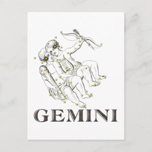 Constellation: Gemini Postcard