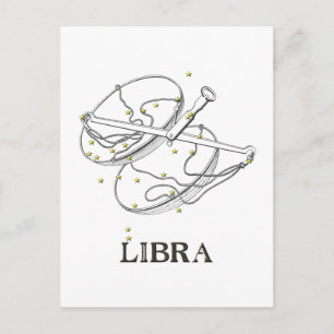 Constellation: Libra Postcard