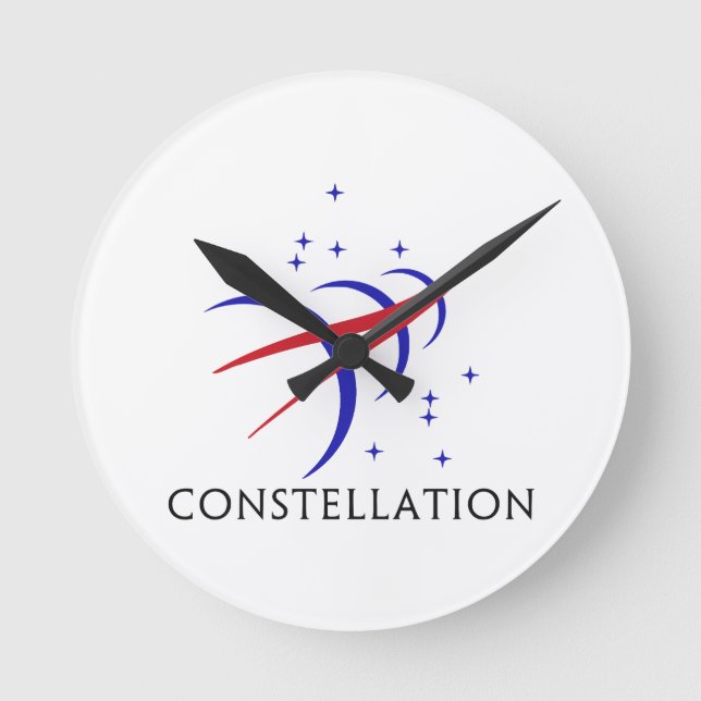 Constellation logo  round clock (Front)