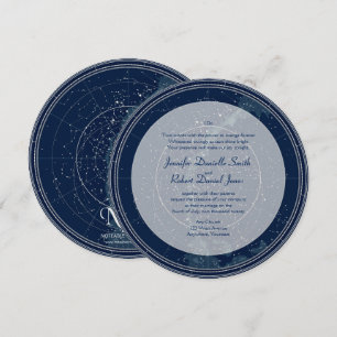 Constellation Night Sky Wedding Invitation