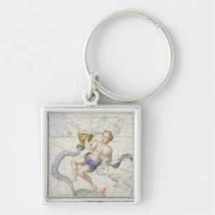 Constellation of Aquarius, plate 9 from 'Atlas Coe Key Ring