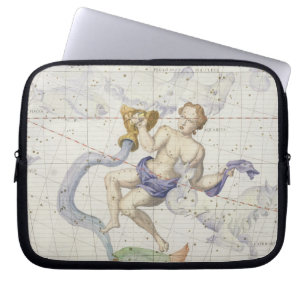 Constellation of Aquarius, plate 9 from 'Atlas Coe Laptop Sleeve