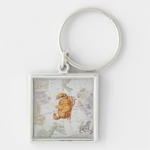 Constellation of Cancer, plate 4 from 'Atlas Coele Key Ring