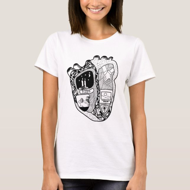 Constellation Of Heart T-Shirt (Front)