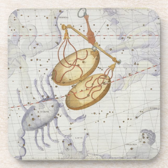 Constellation of Libra, plate 7 from 'Atlas Coeles Coaster (Front)