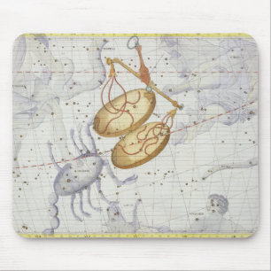 Constellation of Libra, plate 7 from 'Atlas Coeles Mouse Mat