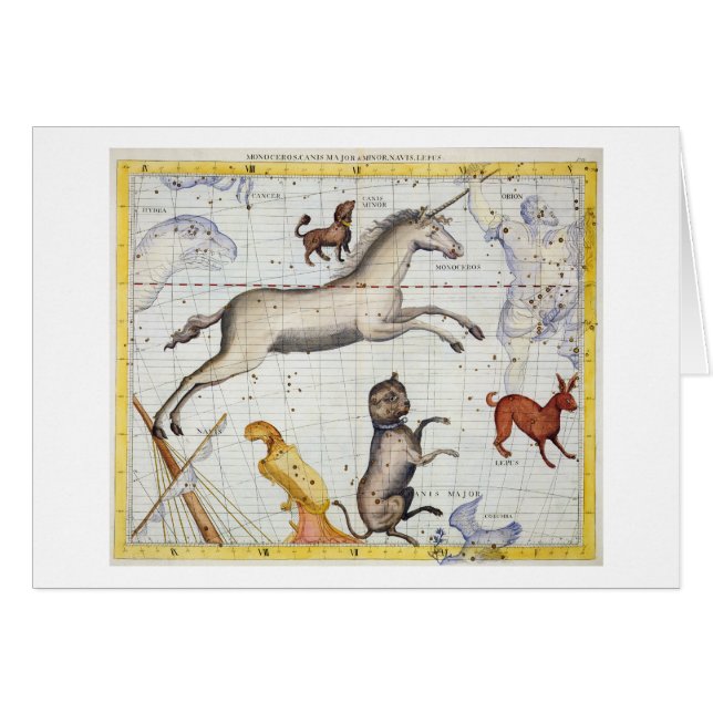 Constellation of Monoceros with Canis Major and Mi (Front Horizontal)