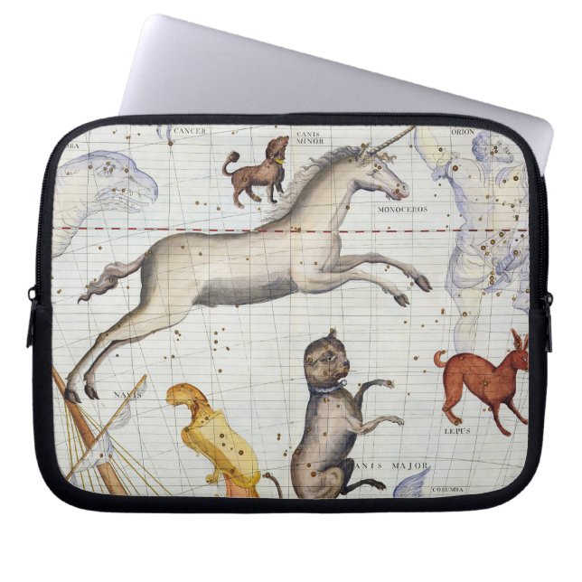 Constellation of Monoceros with Canis Major and Mi Laptop Sleeve (Front)