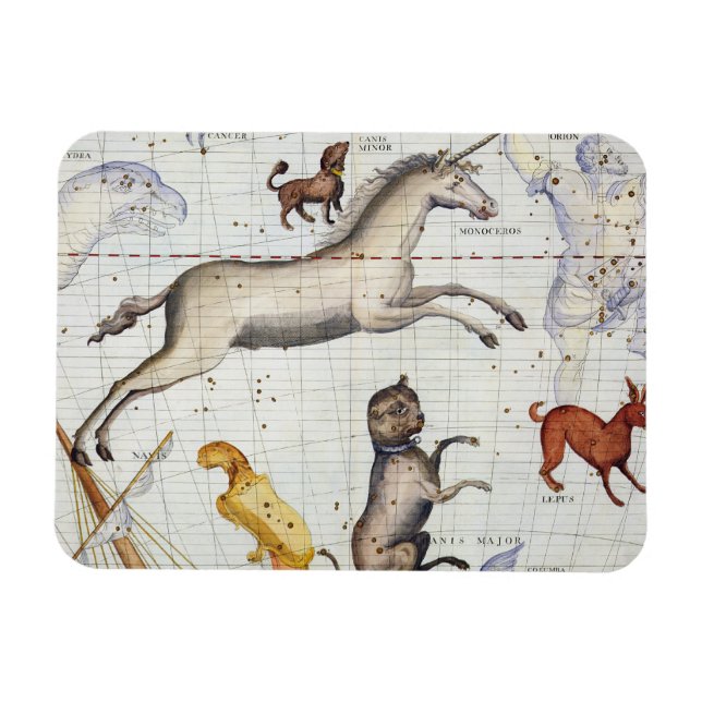 Constellation of Monoceros with Canis Major and Mi Magnet (Horizontal)