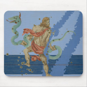 Constellation of Ophiuchus Group, from 'Uranometri Mouse Mat