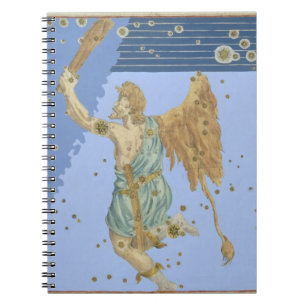 Constellation of Orion, from 'Uranometria' by Joha Notebook