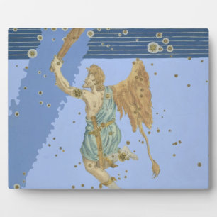 Constellation of Orion, from 'Uranometria' by Joha Plaque