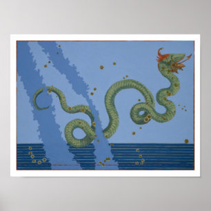 Constellation of Serpens Caput and Serpens Cauda, Poster