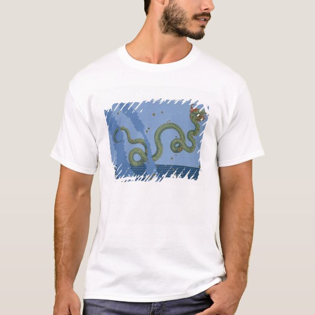 Constellation of Serpens Caput and Serpens Cauda, T-Shirt (Front)