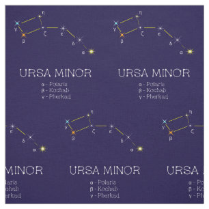 Constellation Of Stars Ursa Minor Fabric