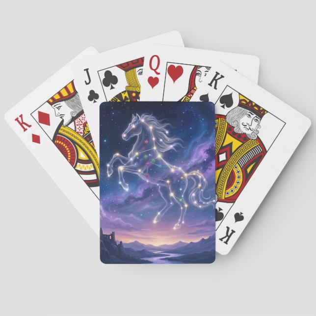 Constellation of the Valiant Steed Playing Cards (Back)