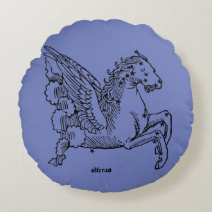 Constellation: Pegasus Round Cushion