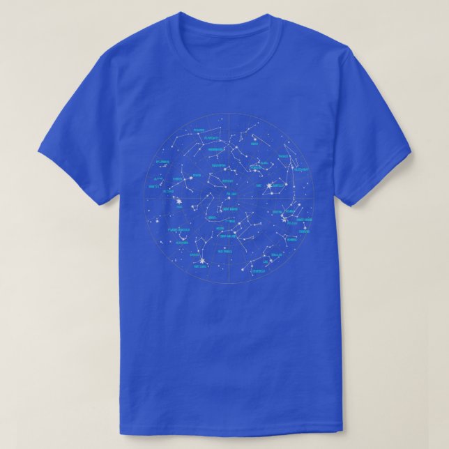 Constellation Space Astronomy T-Shirt (Design Front)